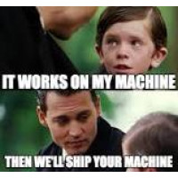 Affiche « It works on my machine » Affiche « It works on my machine »